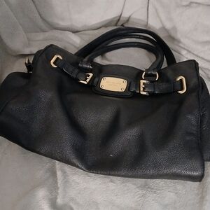 Michael Kors Black Leather Handbag